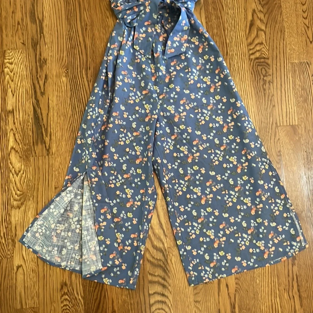 Justice Jumpsuit Girl’s Floral Size 16